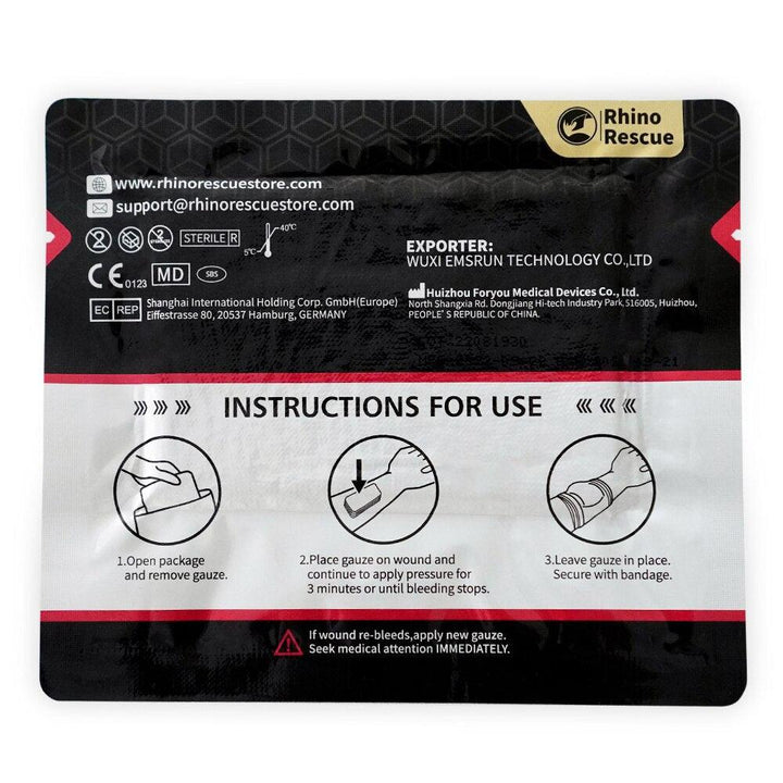 Soluble Hemostatic Gauze