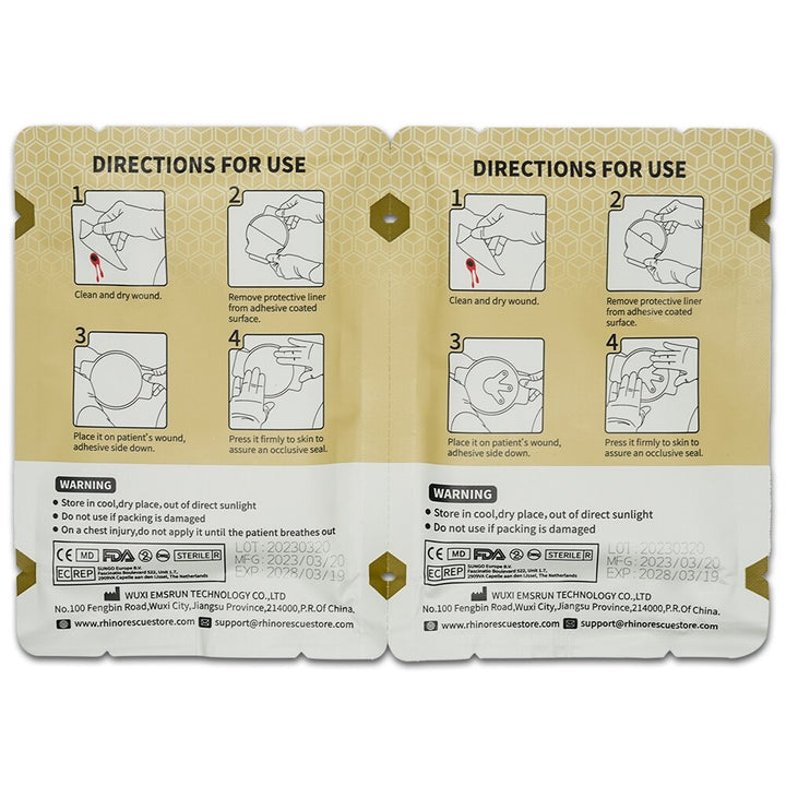 Twin-Pack Chest Seal